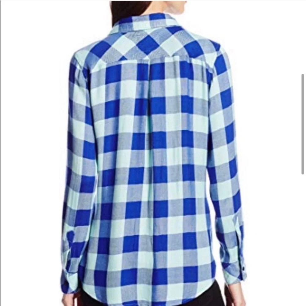 RAILS HUNTER Plaid Button Down SMALL
